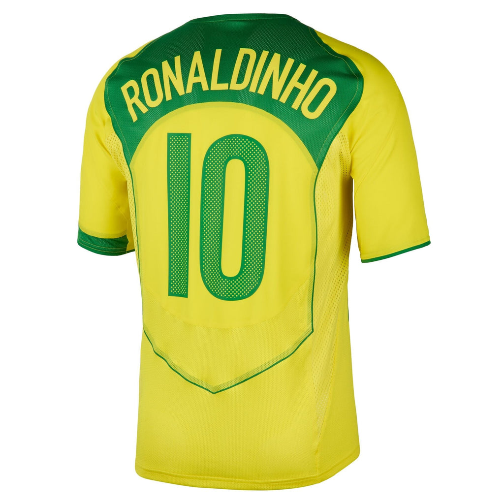 Brazil 2004 Total 90 Reissue Jersey #Ronaldinho10 (IF2941-731)