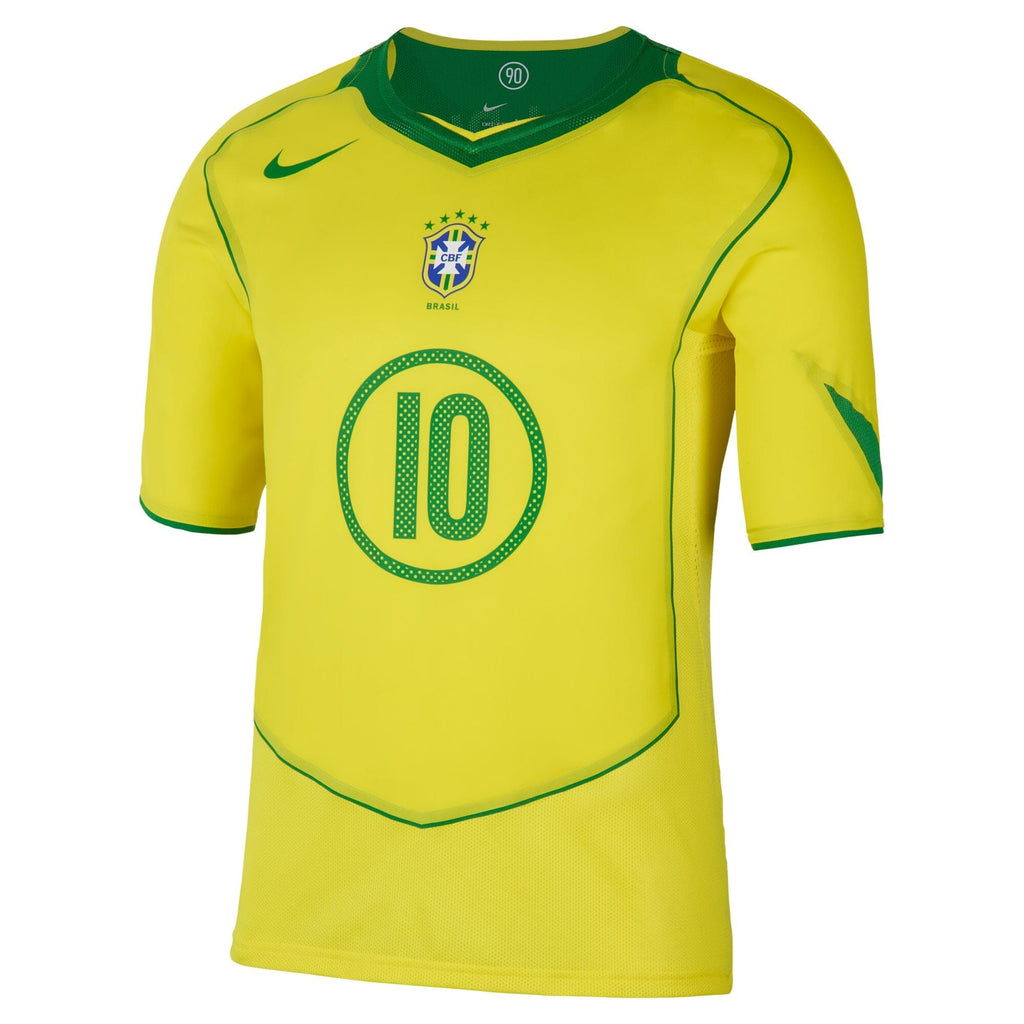 Brazil 2004 Total 90 Reissue Jersey #Ronaldinho10 (IF2941-731)