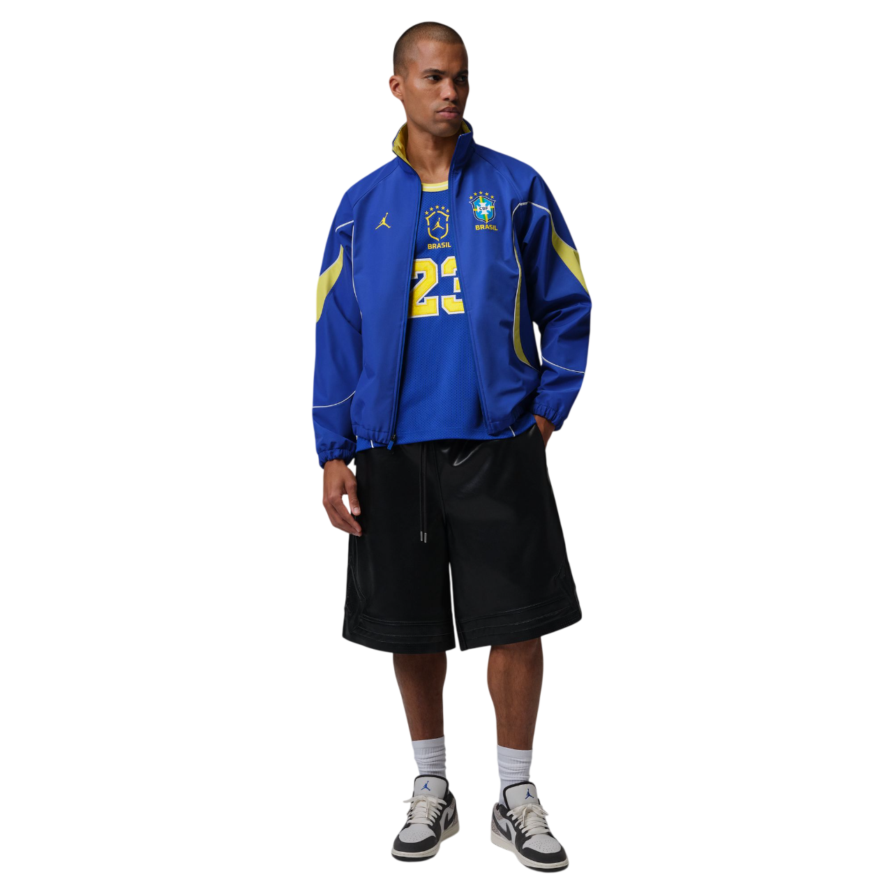 トラプリント フルジップジャケット Brazil Anthem Jacket - P6 Project Special Edition (IF3896-417
