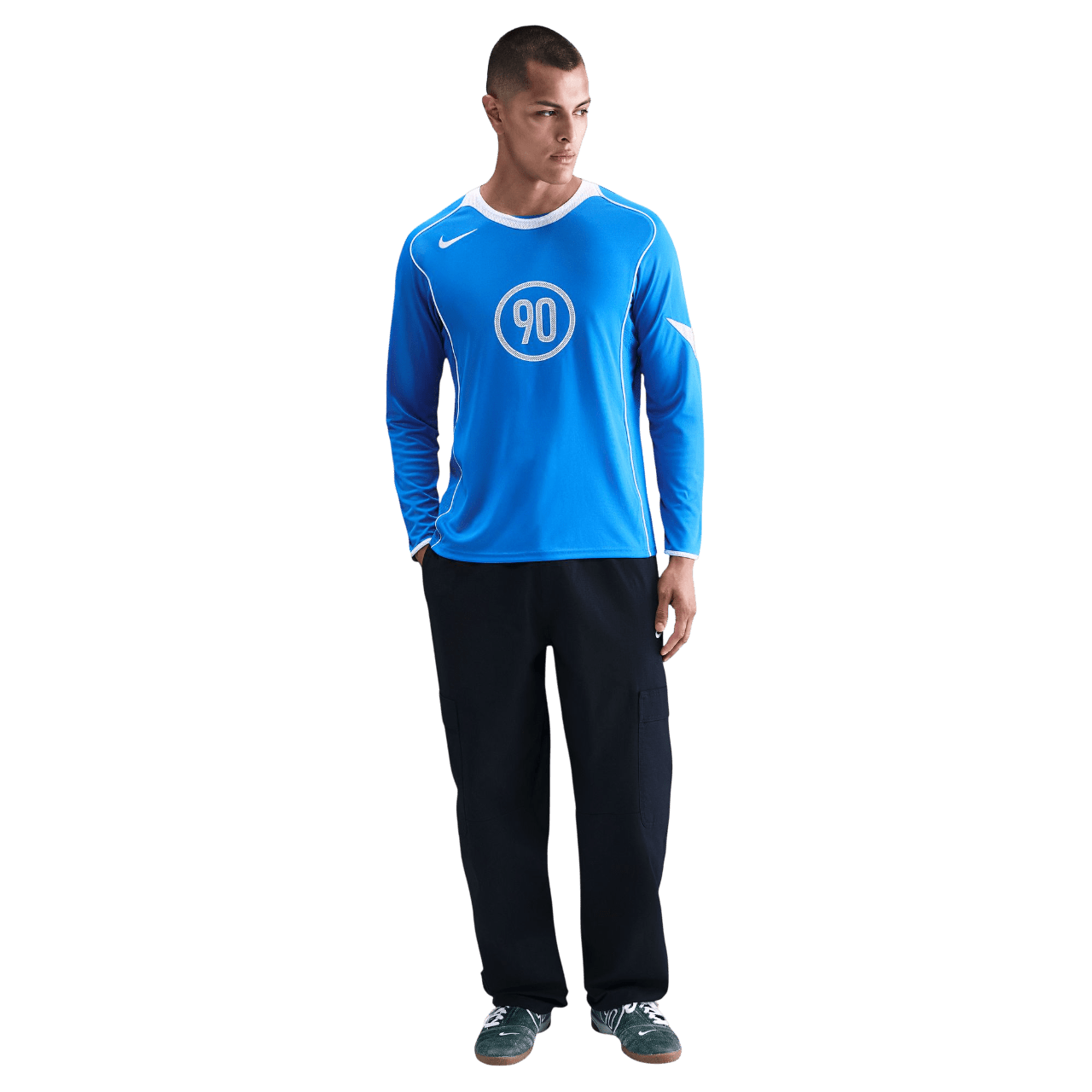 Total 90 Men's Dri-FIT Long Sleeve Top (IM6311-435) Apparel Nike