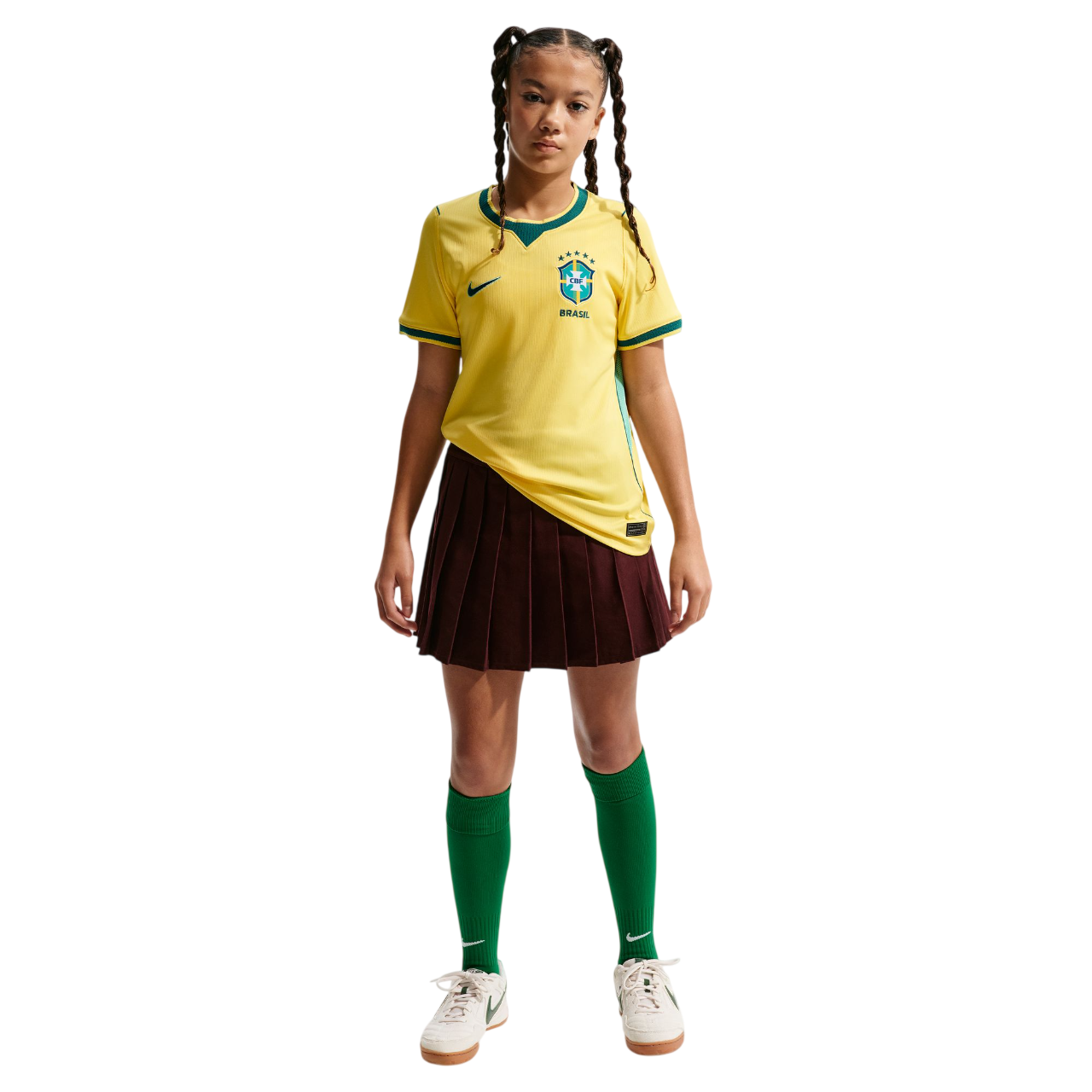 Brazil 26/27 Youth Home Jersey (IO2231-724)