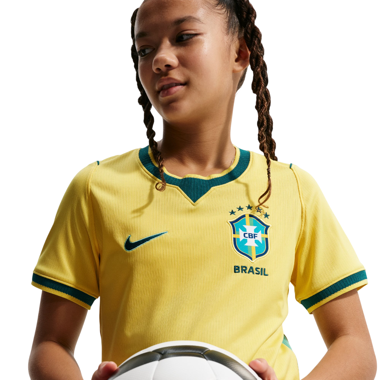 Brazil 26/27 Youth Home Jersey (IO2231-724)