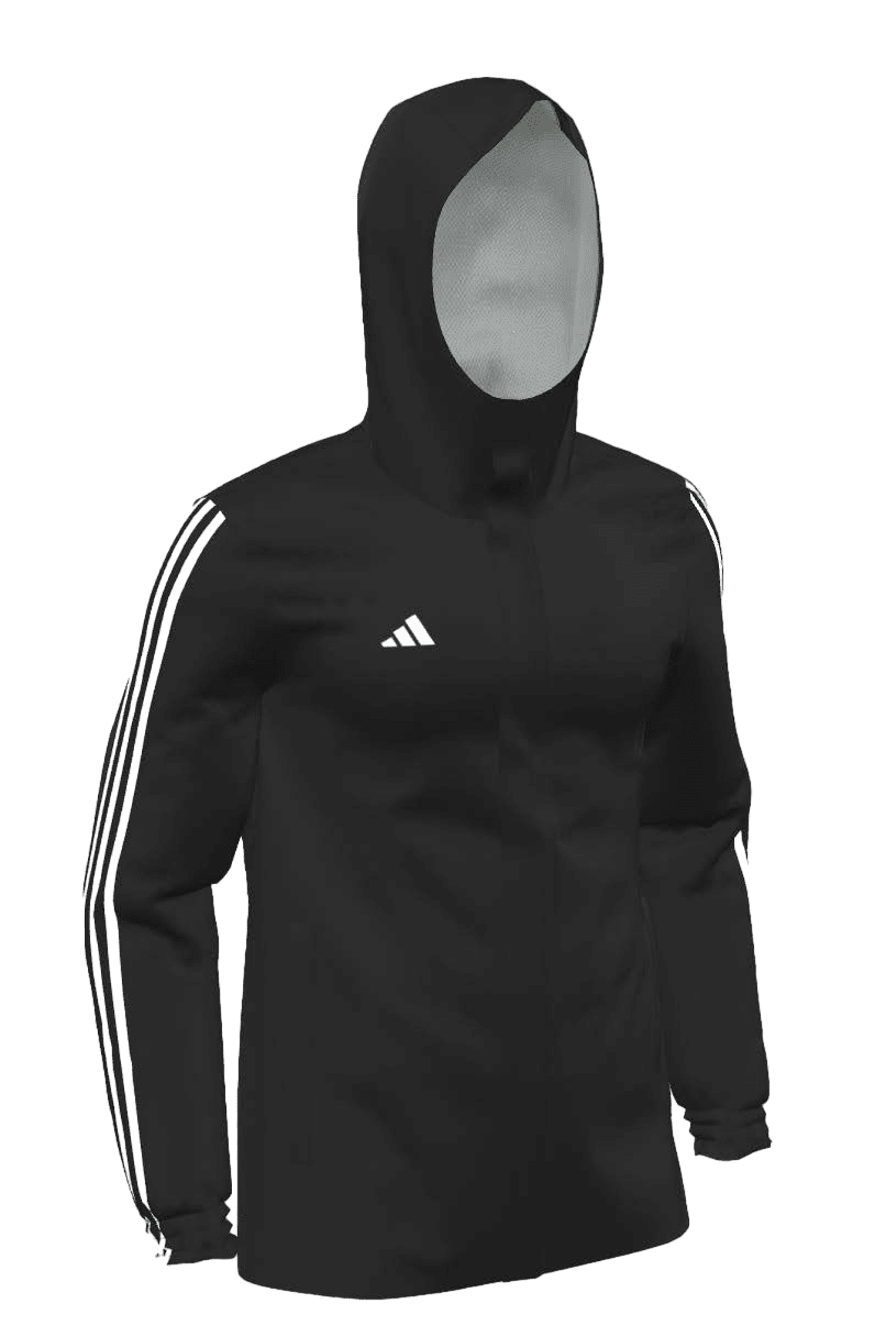 Adidas Mi 23 All Weather Jacket Mens (HT6466-BLACK) Teamwear Hoodie Adidas