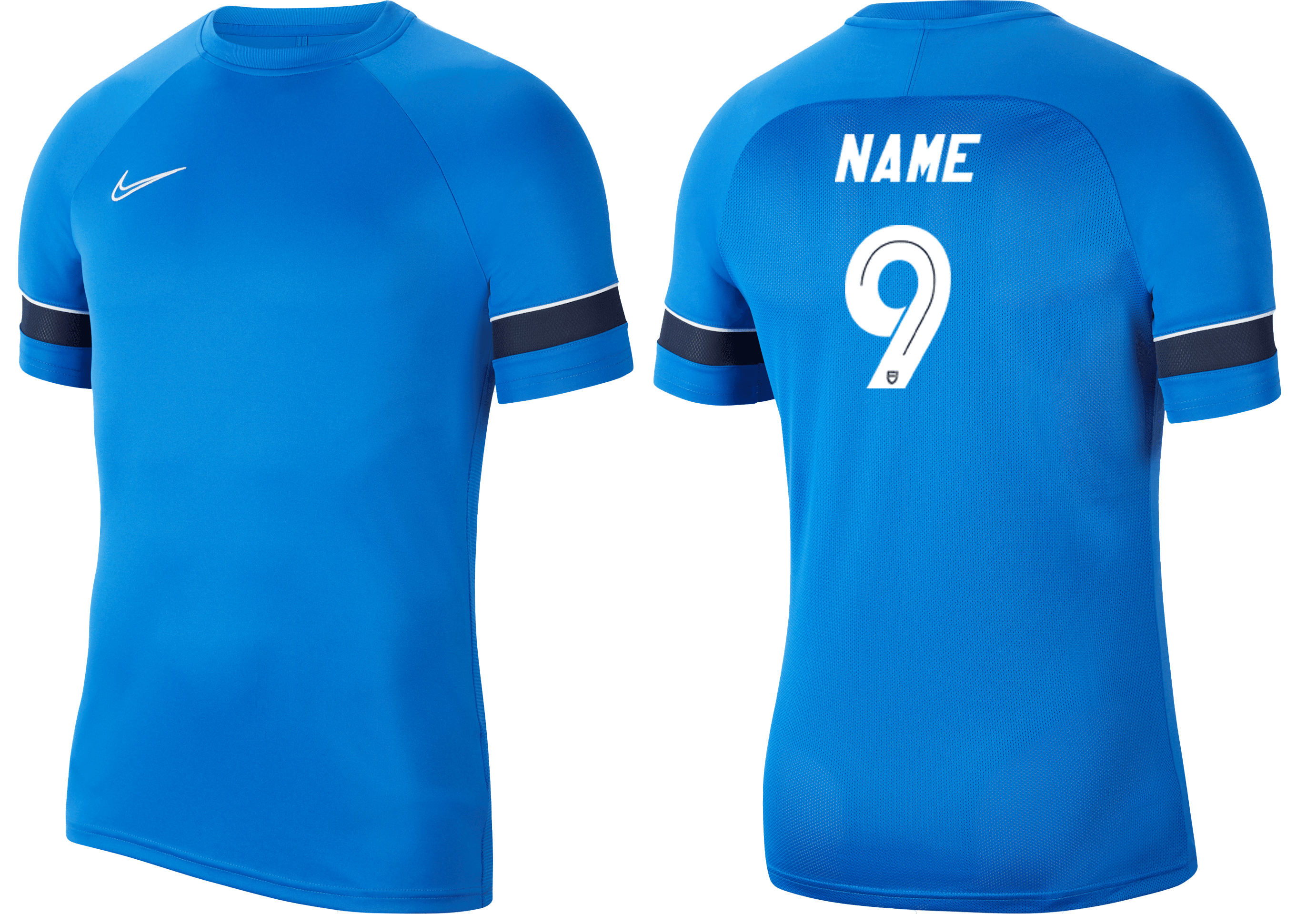 NORMANHURST 6 A SIDE Academy Short Sleeve Soccer Top (CW6101-463) NORMANHURST 6 A SIDE Nike Club Zone