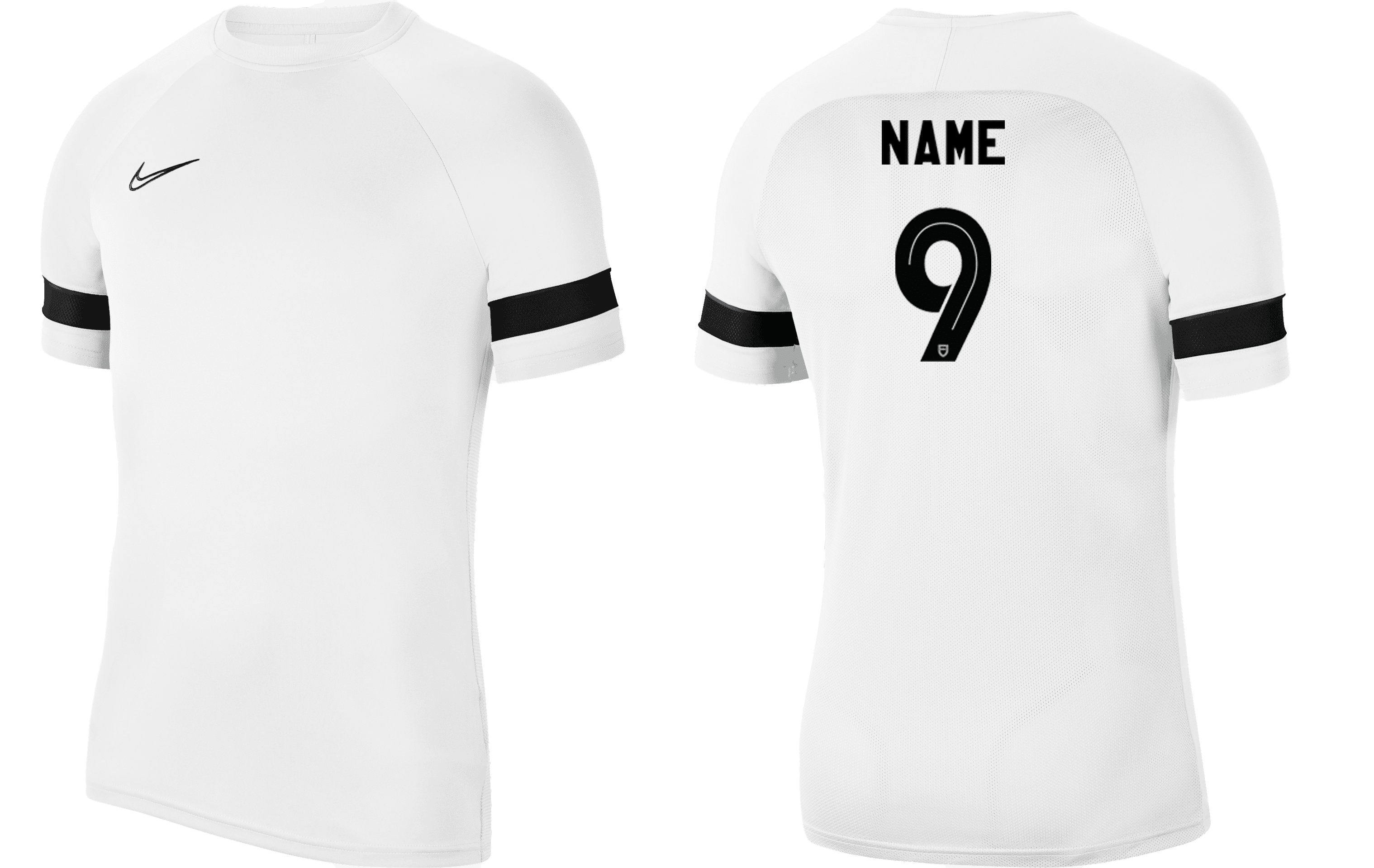 NORMANHURST 6 A SIDE Academy 21 Short Sleeve Soccer Top Youth (CW6103-100) NORMANHURST 6 A SIDE Nike Club Zone