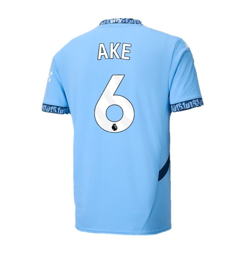 Manchester City Home Jersey 24/25 - Custom Printing - WHITE