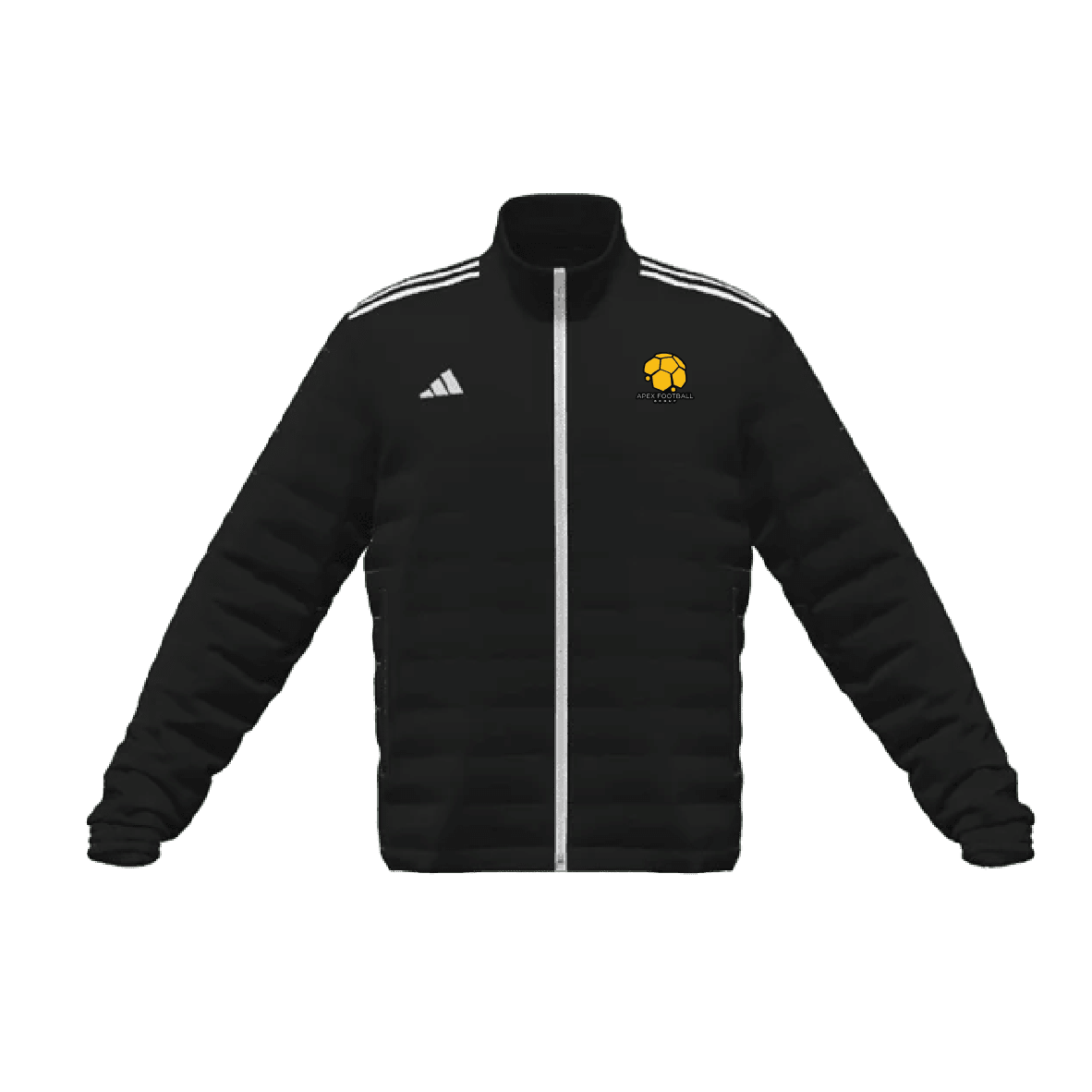 APEX FOOTBALL Mi Entrada 22 Puffer Jacket Mens (IT2320-BLACK) APEX FOOTBALL Adidas Club Zone