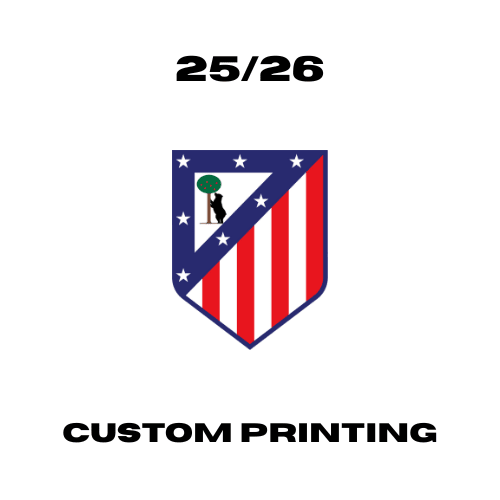 Atletico Madrid 25/26 - Custom Printing Customisation Ultra Football