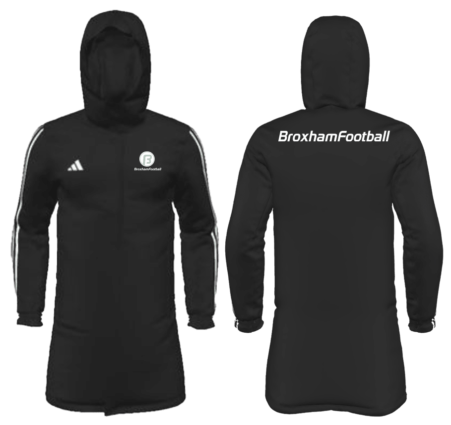 BROXHAM FOOTBALL  Mi Adidas 23 Stadium Jacket Mens (HT6465-BLACK)