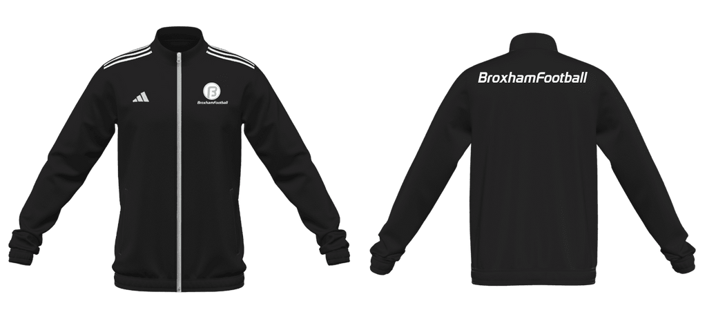 BROXHAM FOOTBALL  Entrada 22 Youth Track Jacket (IA0430-BLACK)
