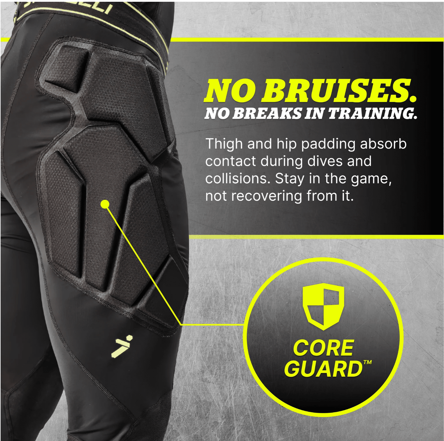 Men's Goalkeeper Leggings (BSGKLEG4BK) Apparel Storelli
