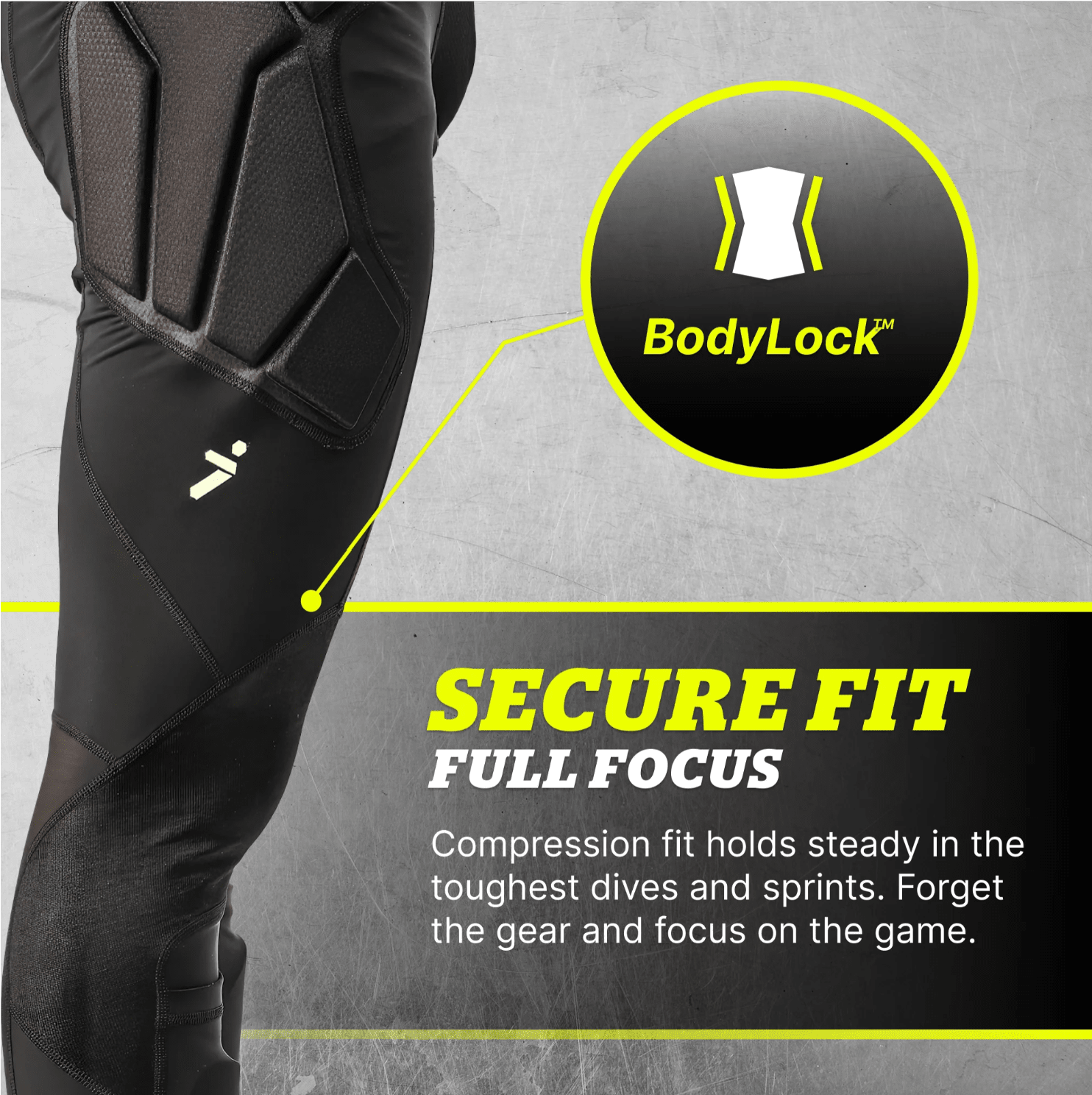 Men's Goalkeeper Leggings (BSGKLEG4BK) Apparel Storelli