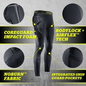 Men's Goalkeeper Leggings (BSGKLEG4BK) Apparel Storelli