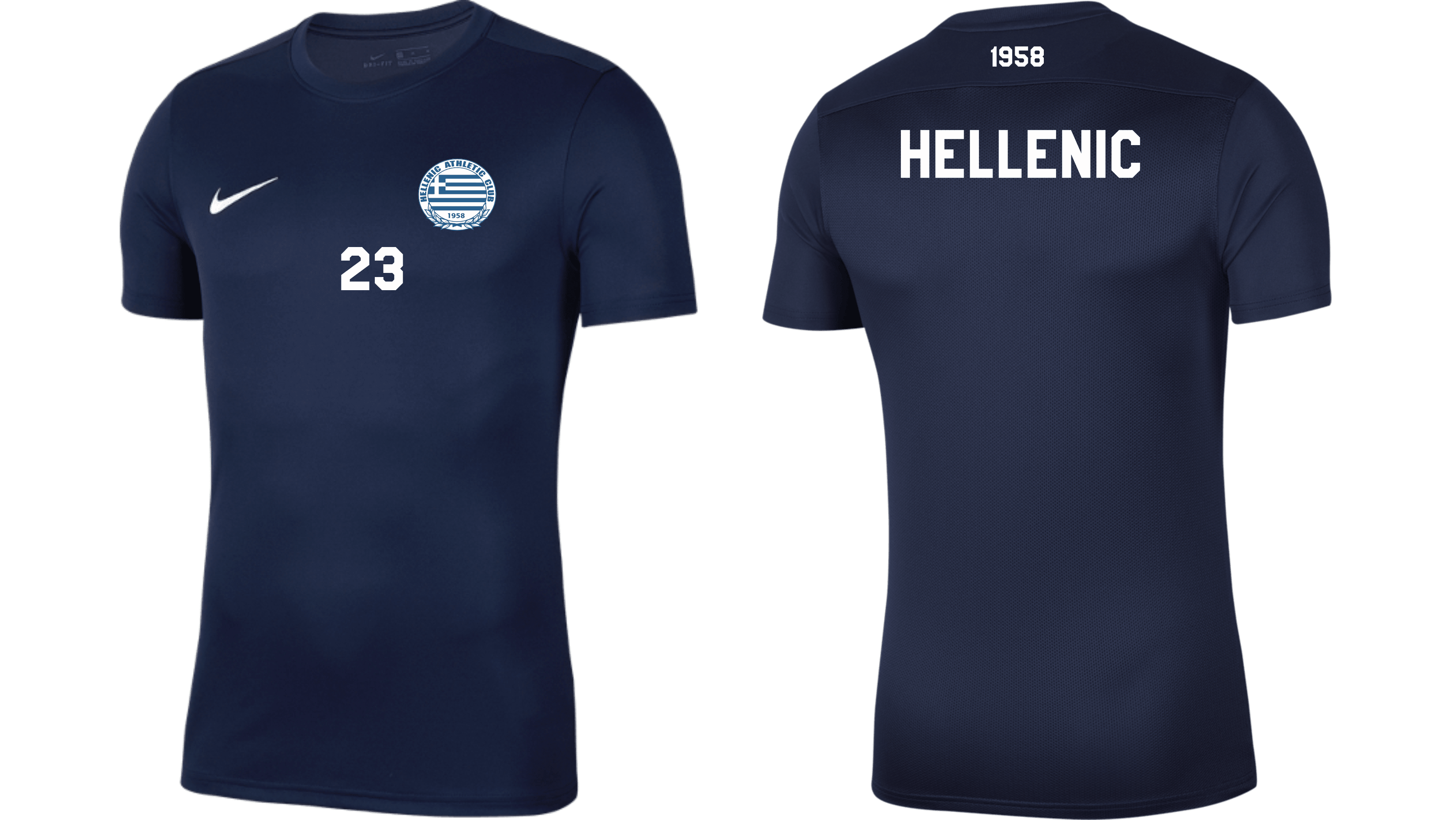 HELLENIC AC Men's Park 7 Jersey - Coaches HELLENIC AC Nike Club Zone