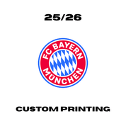 Bayern Munich 25/26 - Custom Printing Customisation Ultra Football
