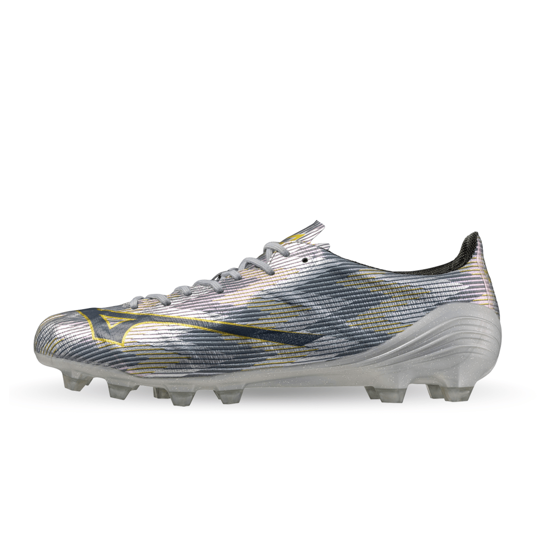 Alpha II Japan FG - Platinum Silver Pack (P1GA256004) Footwear Mizuno