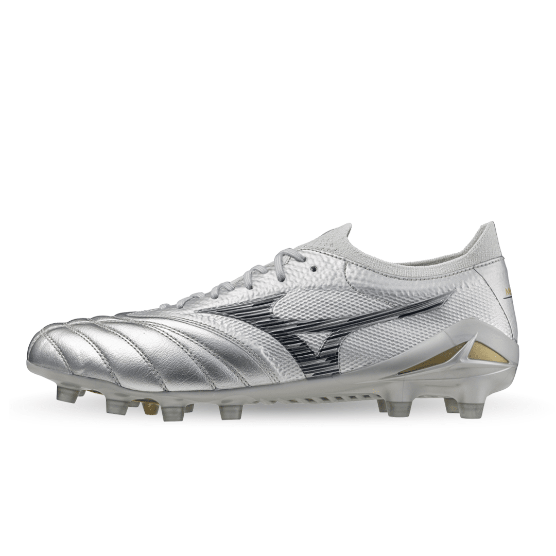 Morelia Neo IV Beta Japan FG - Platinum Silver Pack (P1GA254004) Footwear Mizuno