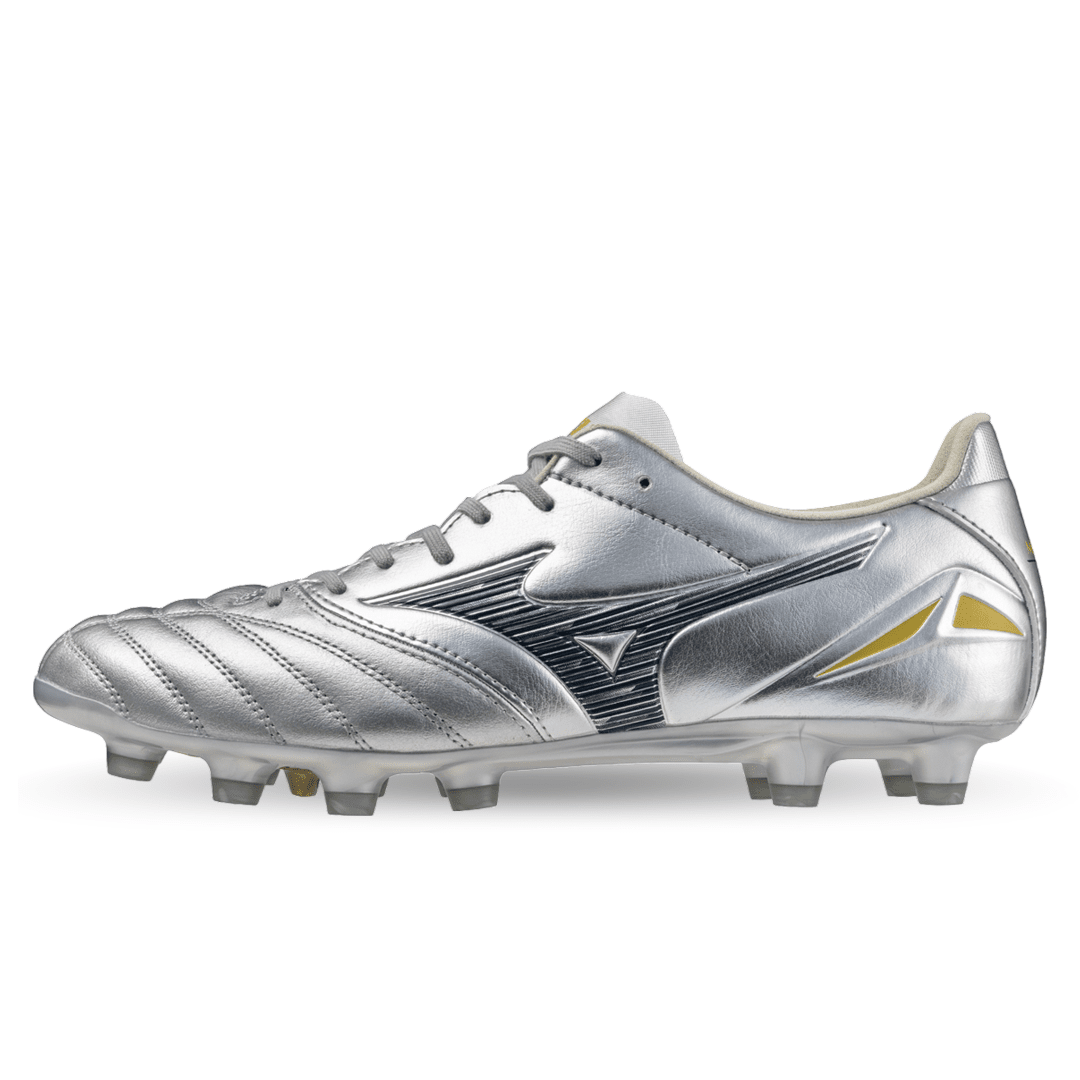 Morelia Neo IV Pro FG - Platinum Silver Pack (P1GA253404) Footwear Mizuno
