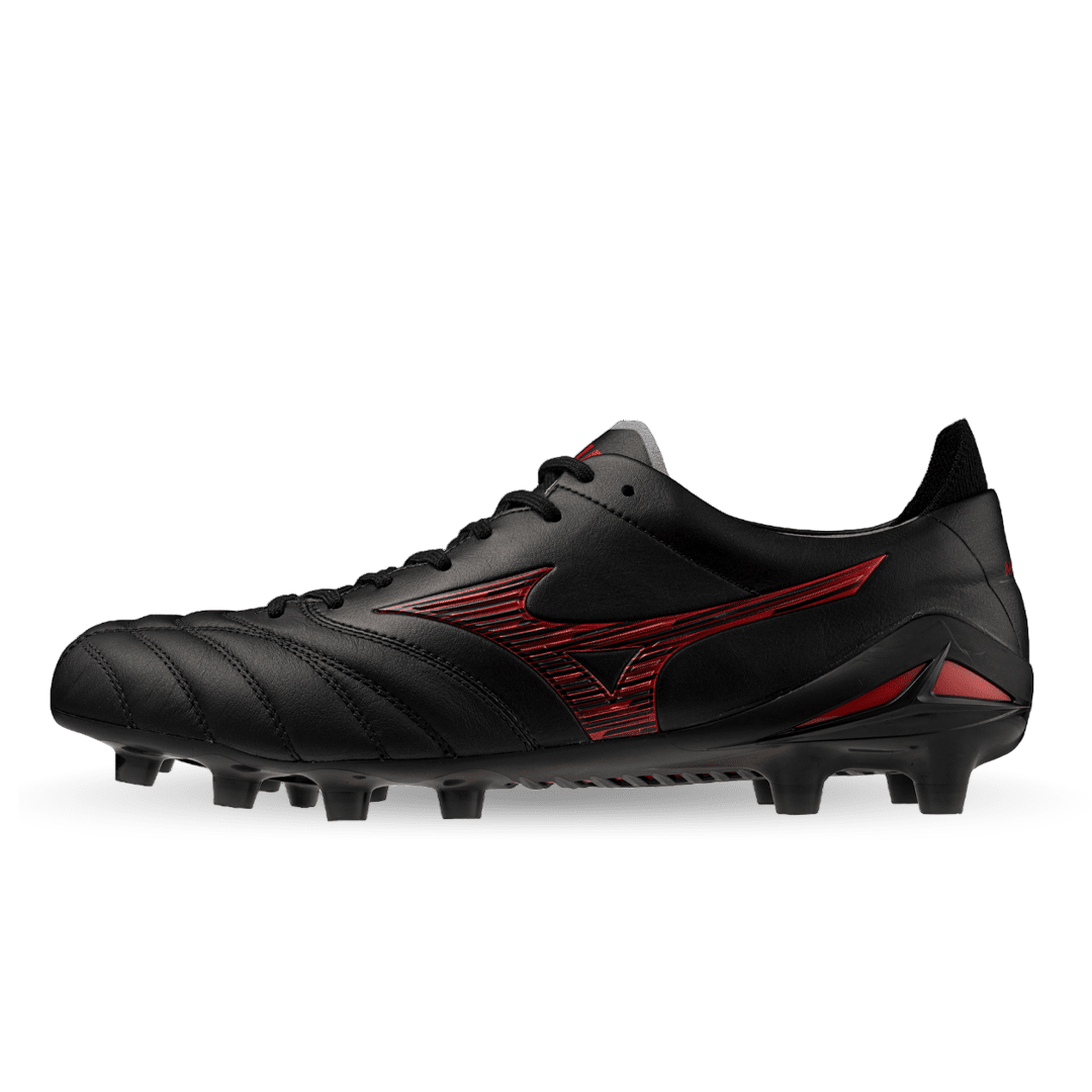 Mizuno Morelia ネオ2 ブラック/レッド Mizuno Morelia Neo II FG Soccer Cleats Black White Red