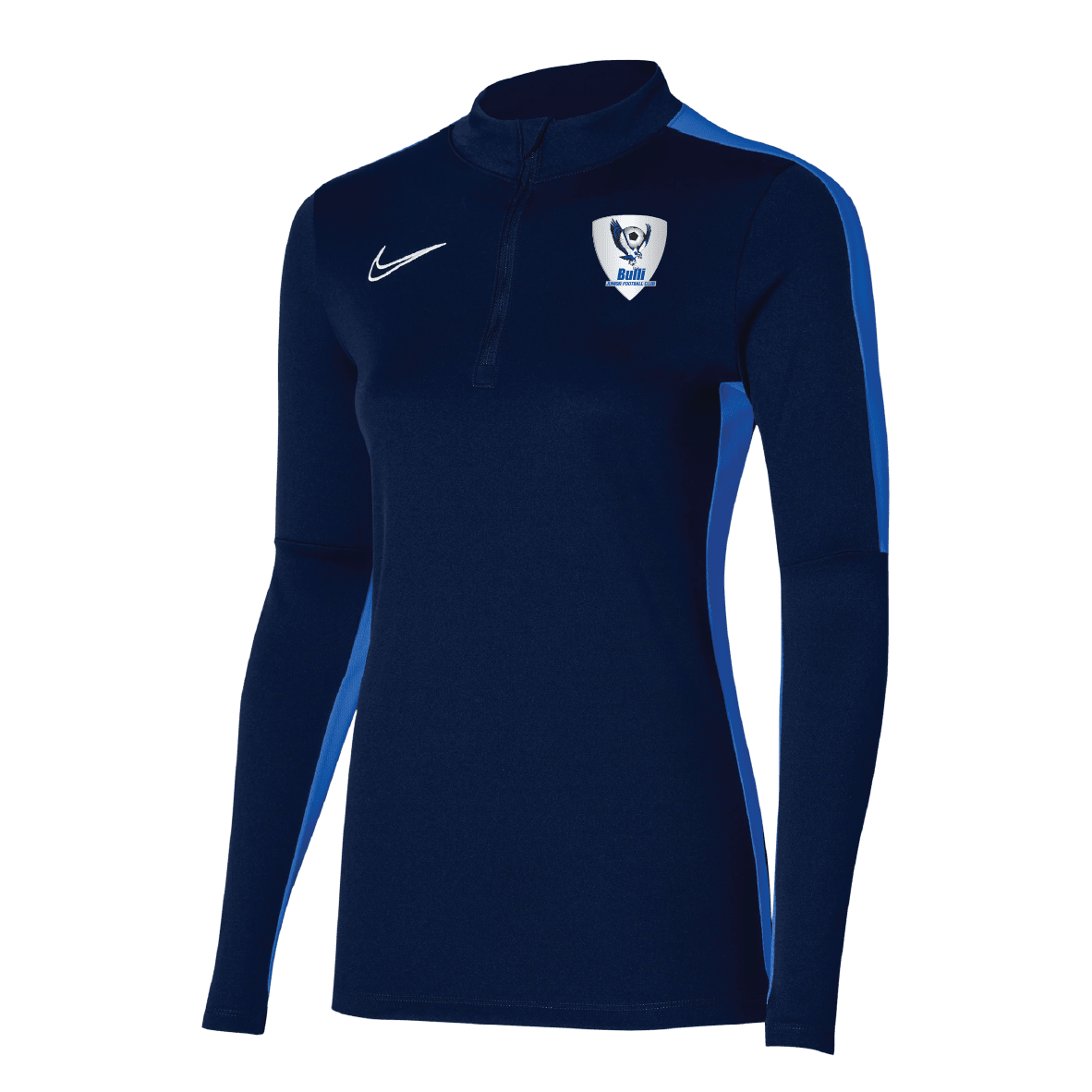 BULLI JUNIOR FOOTBALL CLUB Women's Academy 23 Drill Top (DR1354-451) BULLI FC Nike Club Zone