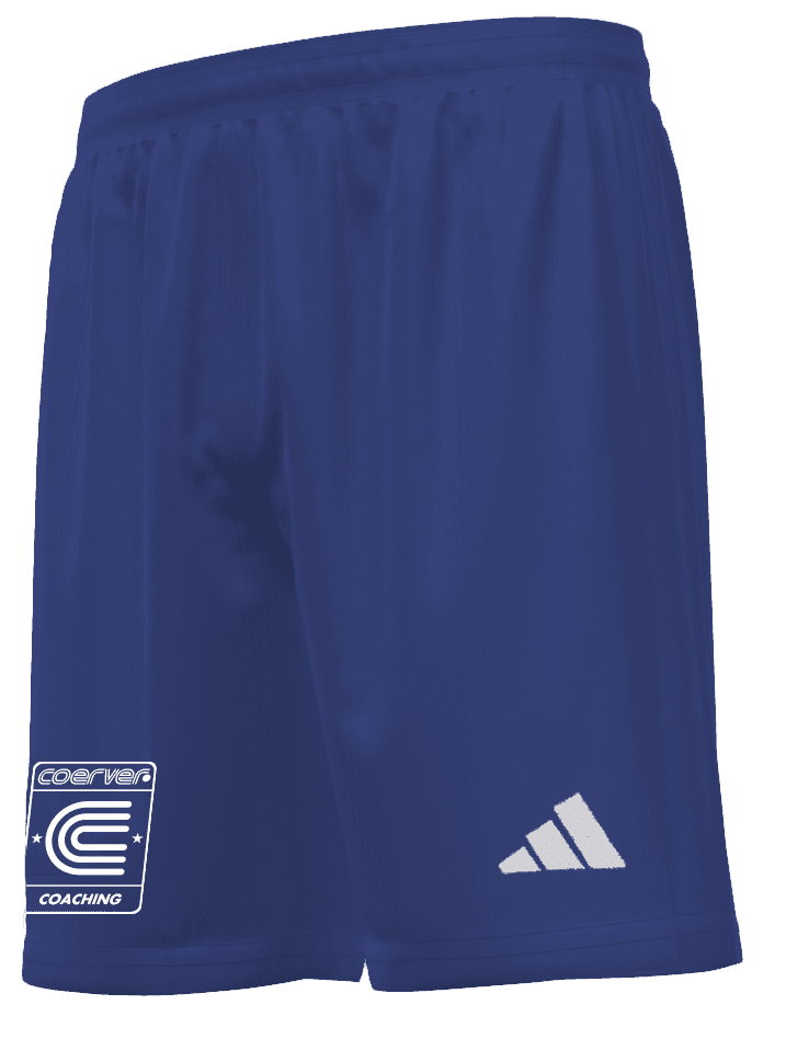 COERVER COACHING HOLIDAY CLINIC  Adidas Mi Entrada 22 Shorts Youth - SIZES 1112 & 1314 ONLY (IA0422-BLUE)