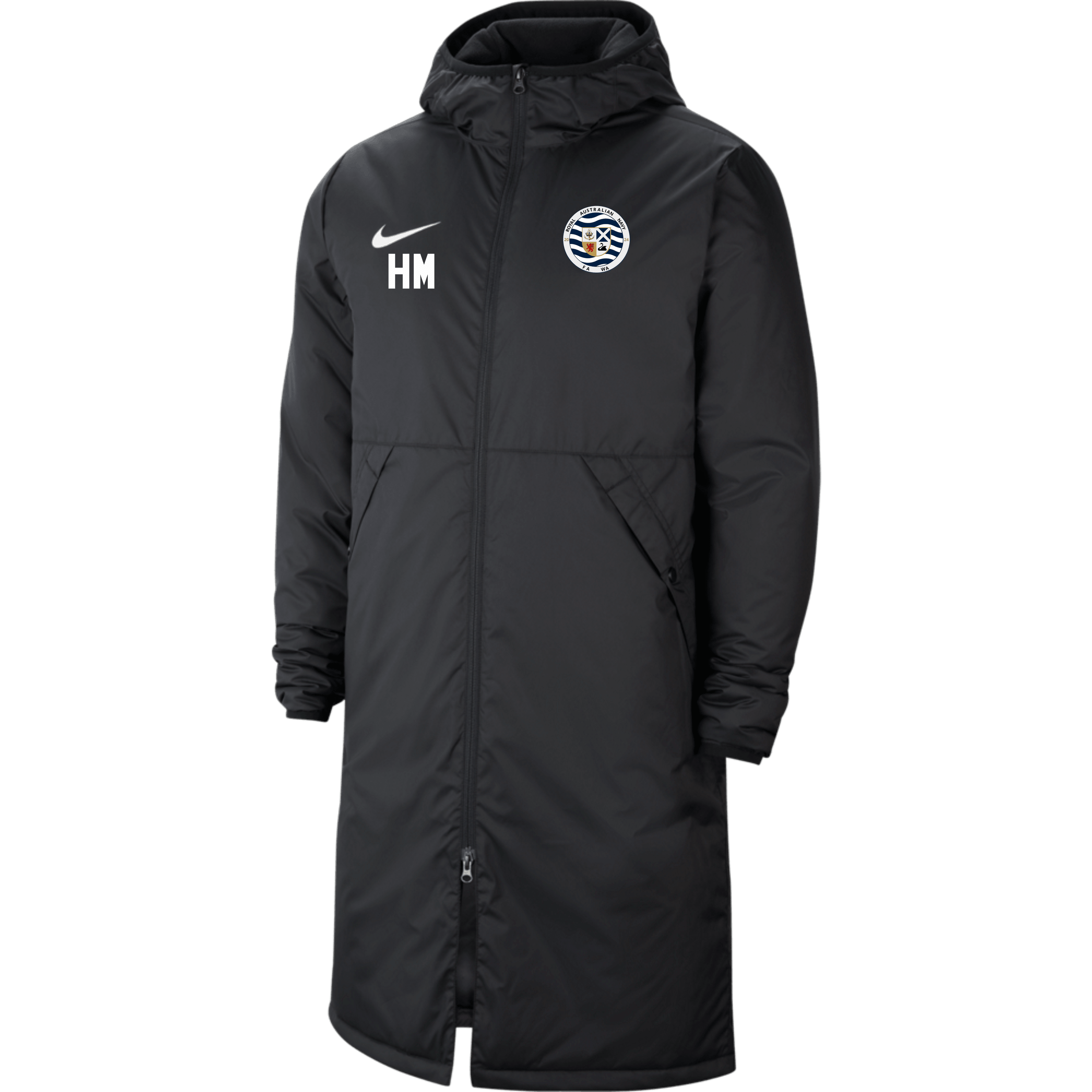 HMAS STIRLING Park Stadium Jacket (CW6156-010) HMAS STIRLING Nike Club Zone