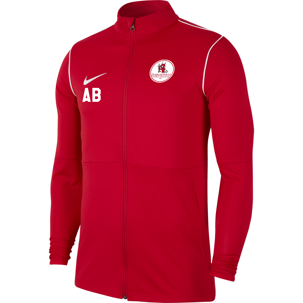 DUBBO AND DISTRICT FOOTBALL ASSOCIATION Youth Park 20 Track Jacket (BV6906-657) DUBBO AND DISTRICT FOOTBALL ASSOCIATION Nike Club Zone