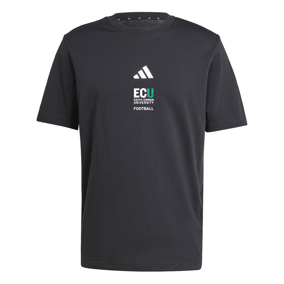 EDITH COWAN UNIVERSITY Essentials Small Logo Single Jersey Tee (JE9024)