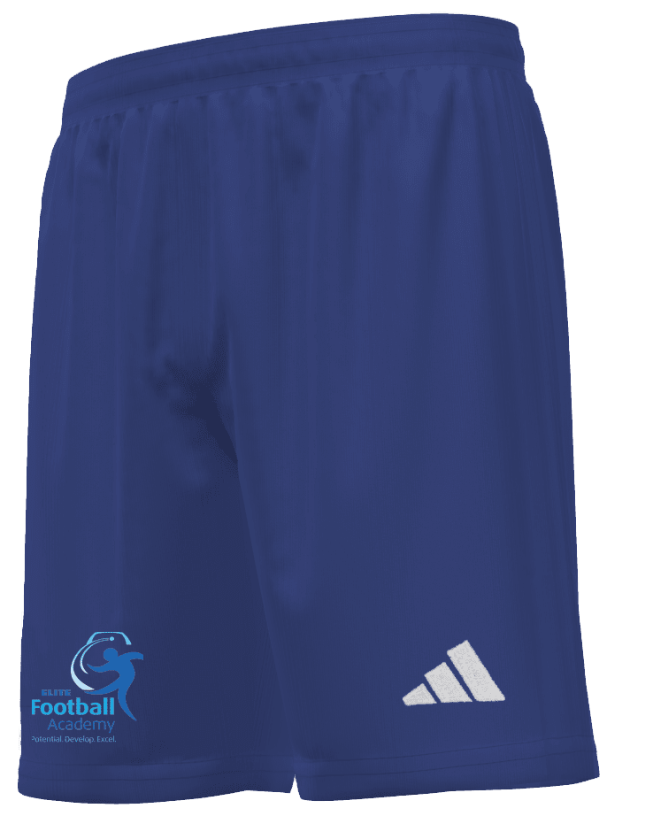 ELITE FOOTBALL ACADEMY  Adidas Mi Entrada 22 Shorts Youth - ONLY SIZES 1112 & 1314  (IA0422-BLUE)