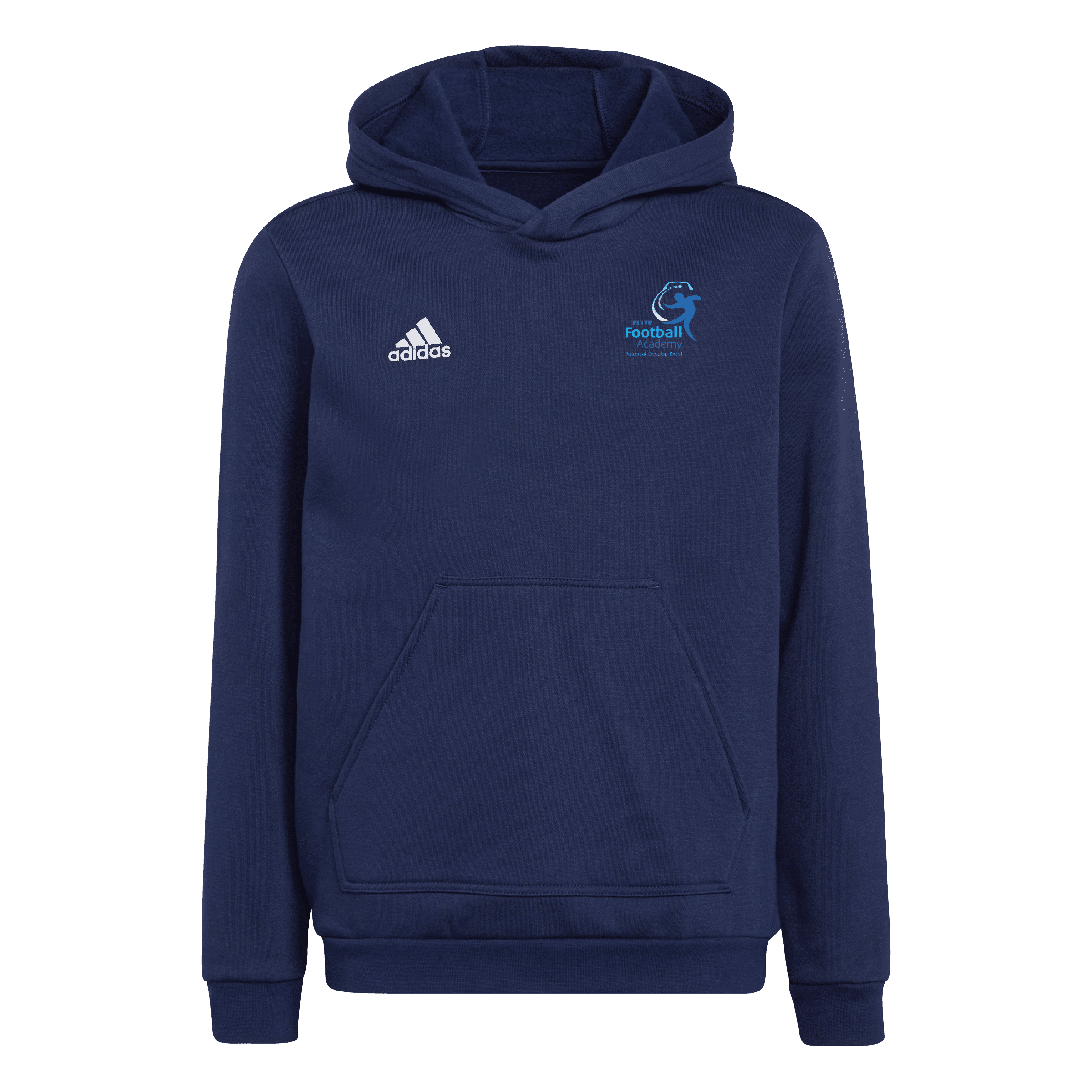 ELITE FOOTBALL ACADEMY Entrada 22 Youth Hoodie (H57517) ELITE FOOTBALL ACADEMY Adidas Club Zone