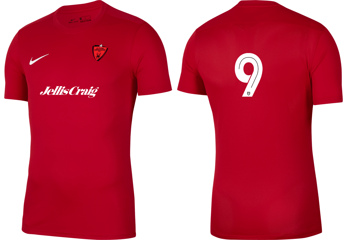 ELTHAM REDBACKS Men's Park 7 Jersey (BV6708-657) ELTHAM REDBACKS Nike Club Zone