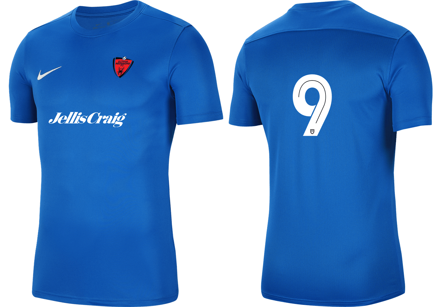 ELTHAM REDBACKS Men's Park 7 Jersey (BV6708-463) ELTHAM REDBACKS Nike Club Zone