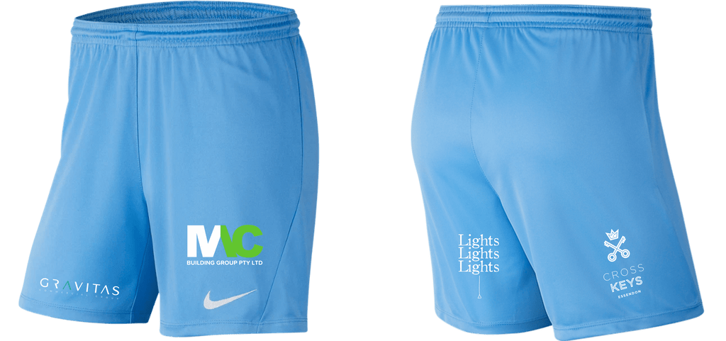ESSENDON ROYALS  Women's Park 3 Shorts - Women's NPL GK Away Kit (BV6860-412)
