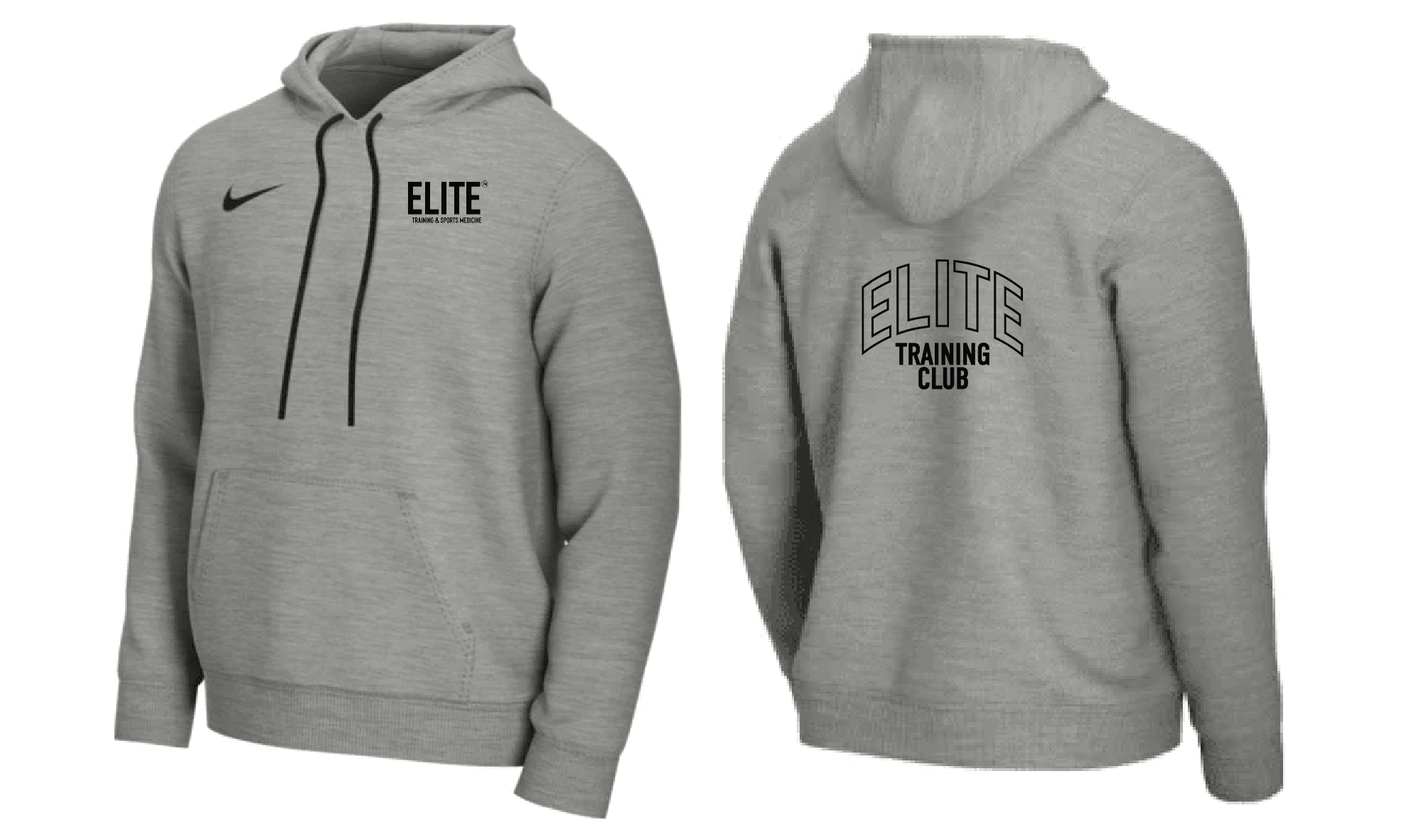ELITE TRAINING AND SPORTS MEDICINE Men's Park 20 Hoodie (CW6894-063) ELITE TRAINING AND SPORTS MEDICINE Nike Club Zone