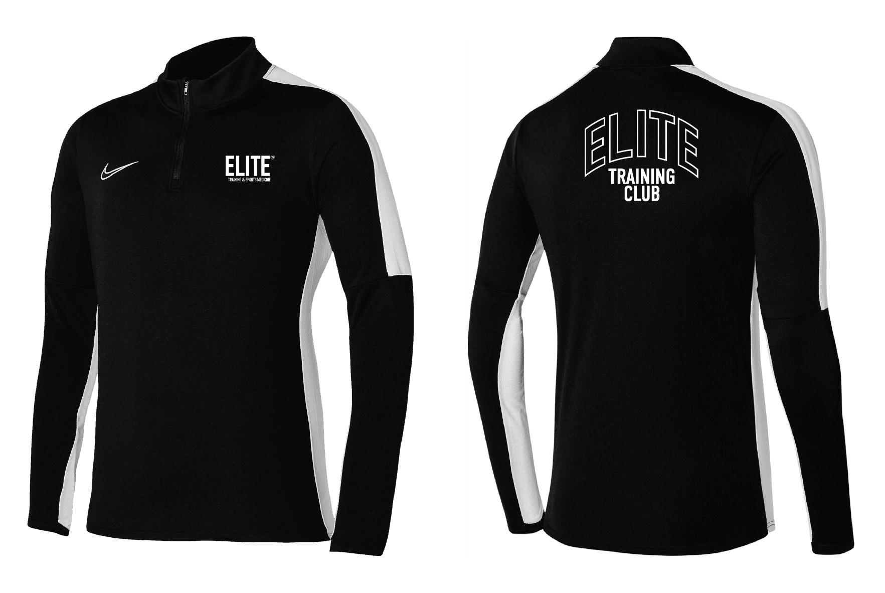 ELITE TRAINING AND SPORTS MEDICINE Men's Academy 23 Drill Top (DR1352-010) ELITE TRAINING AND SPORTS MEDICINE Nike Club Zone