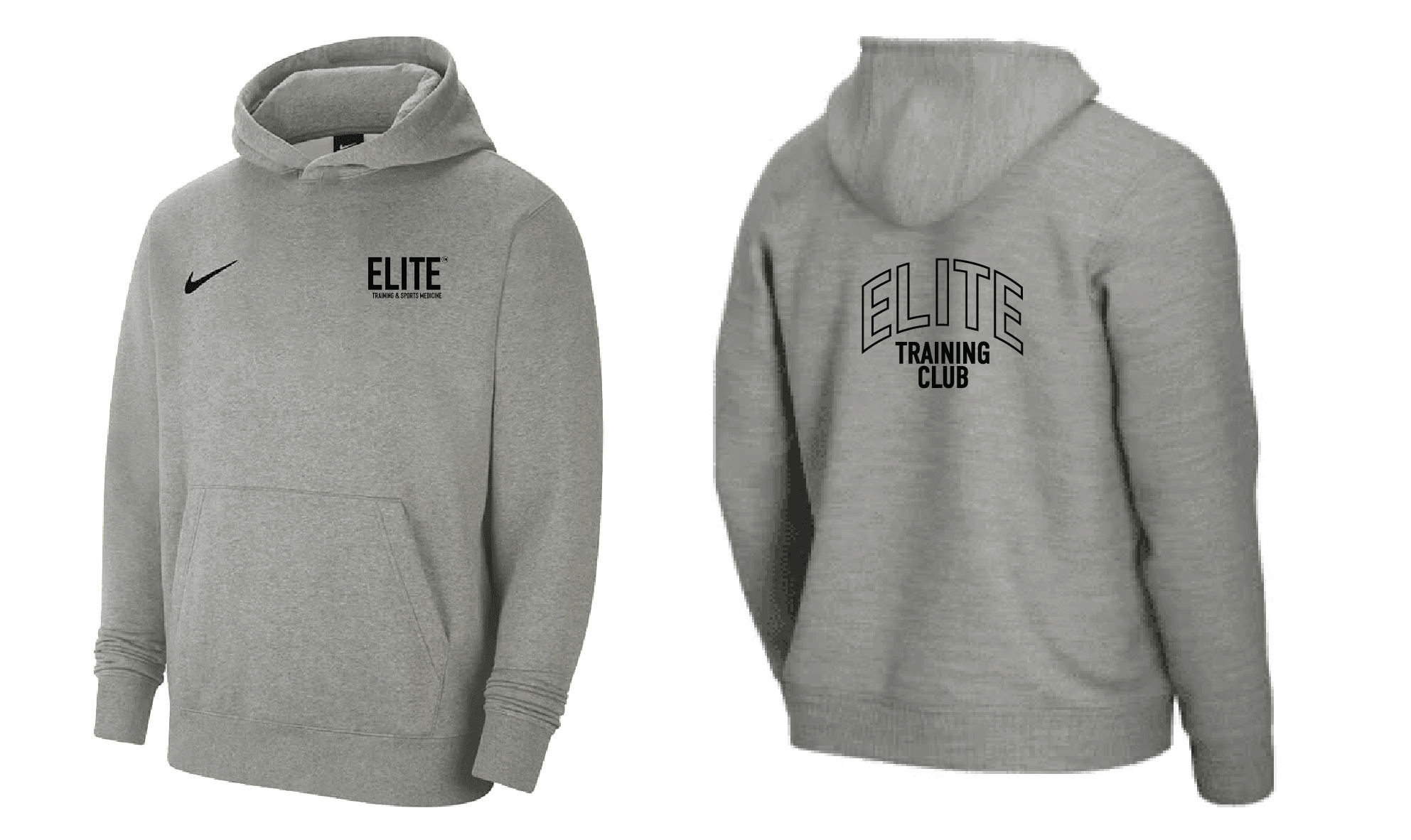 ELITE TRAINING AND SPORTS MEDICINE Youth Park 20 Hoodie (CW6896-063) ELITE TRAINING AND SPORTS MEDICINE Nike Club Zone