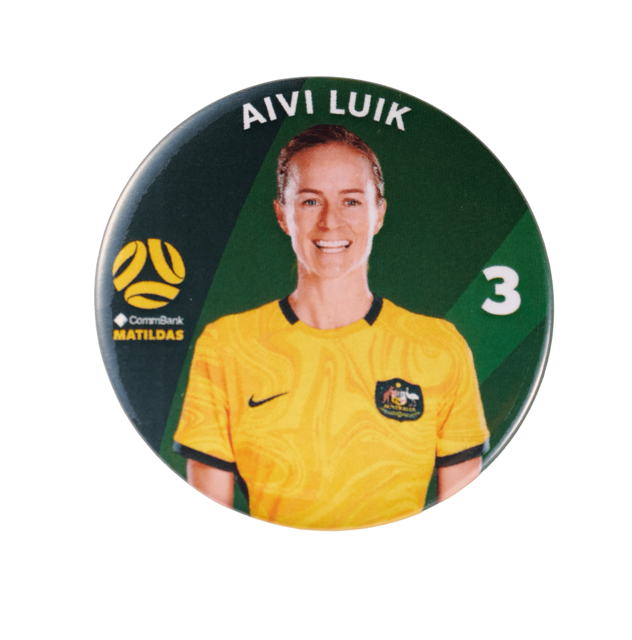 Matildas Player Badge Aivi Luik (FAMATILDASBADGELUIK) Licensed Misc Trofe