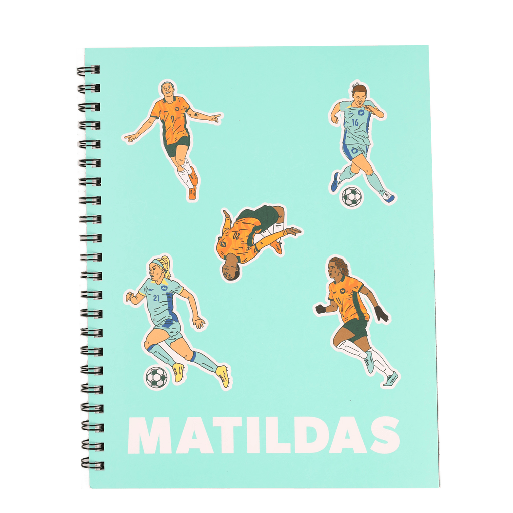 Matildas Back to School A4 Notebook - Player Stack (9631904-02)