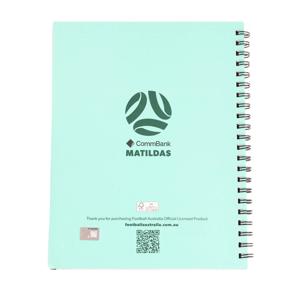 Matildas Back to School A4 Notebook - Player Stack (9631904-02)