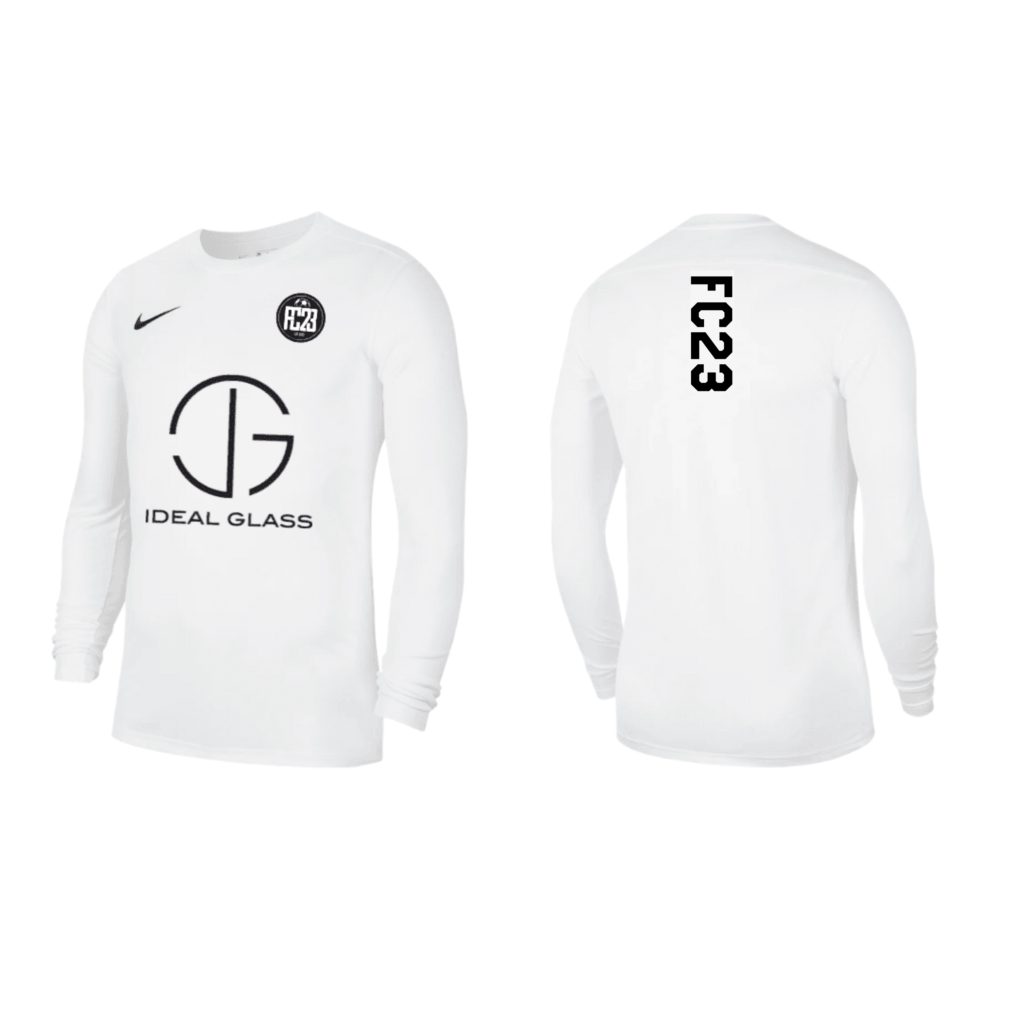 FC23 Men's Park 7 Long Sleeve Jersey - Coaches (BV6706-100) FC23 Nike Club Zone