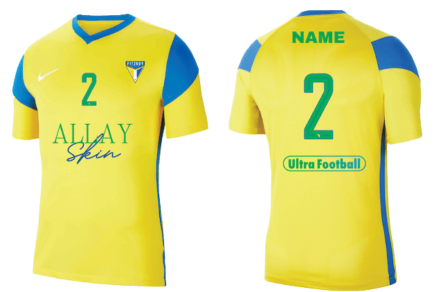 FITZROY FC  Youth Park Derby 3 Jersey - Home Kit