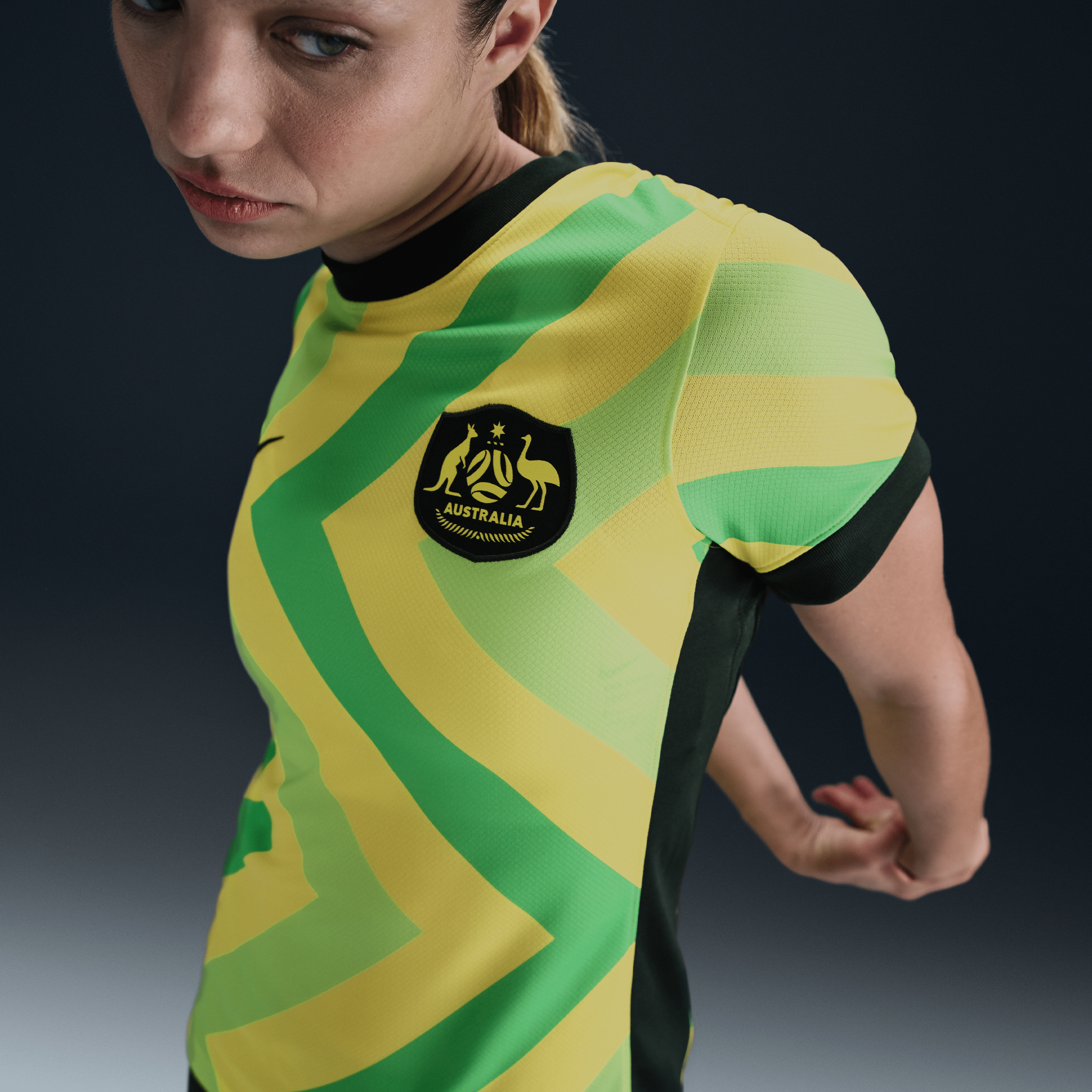 Australia 2025 Home Womens Jersey (FQ8843-710) Apparel Nike