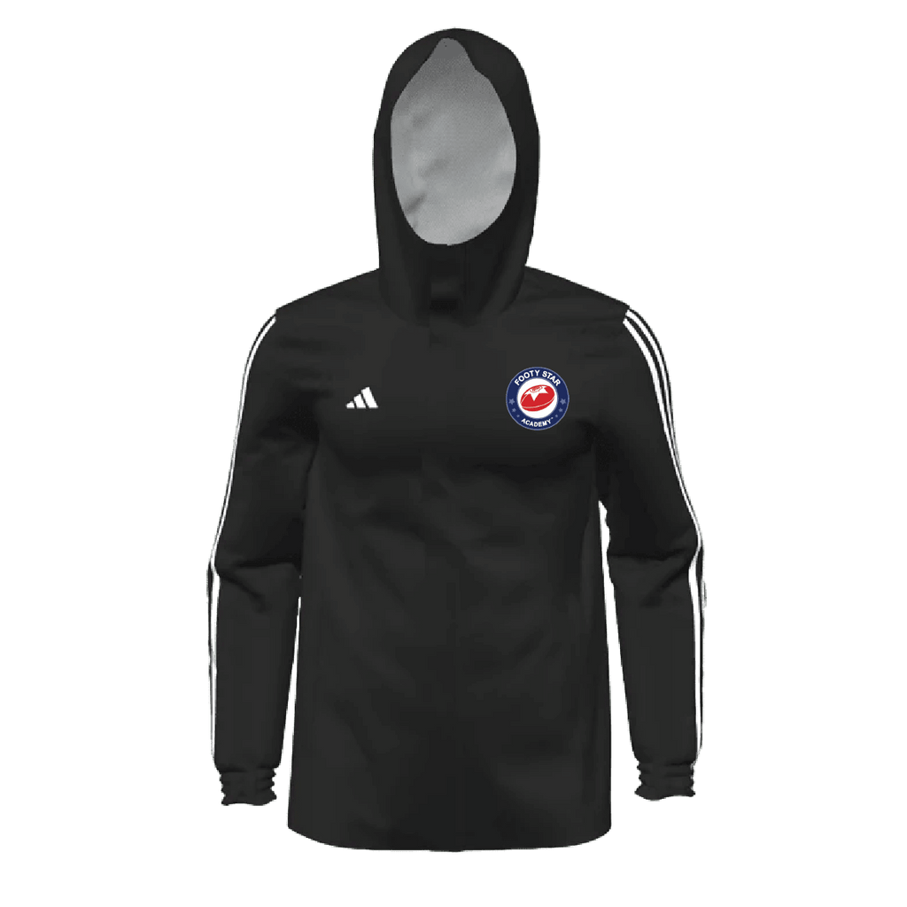 FOOTY STAR ACADEMY  Adidas Mi 23 All Weather Jacket Mens (HT6466-BLACK)