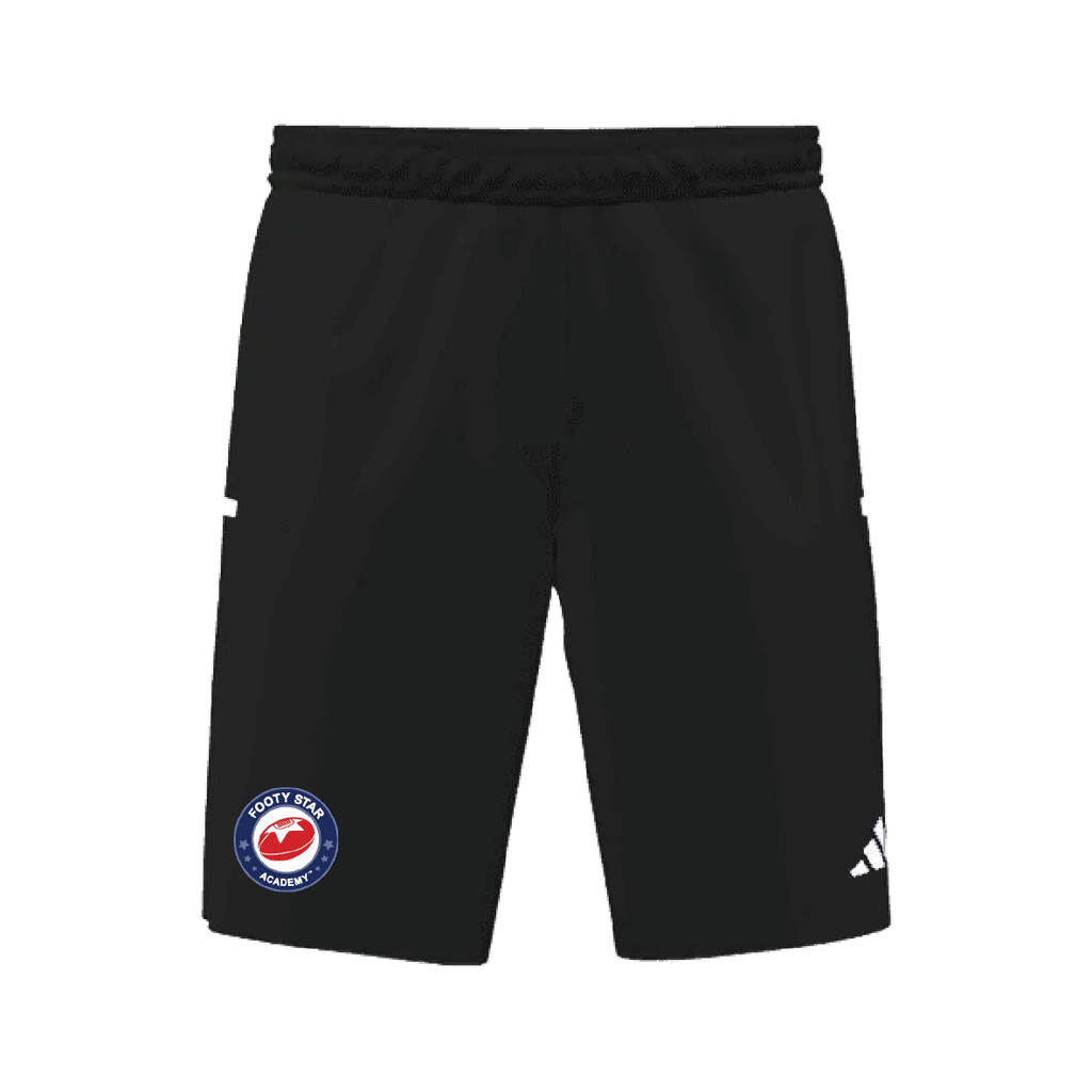 FOOTY STAR ACADEMY  Mi Team Woven Pocket Shorts Mens (EK4799-BLACK)