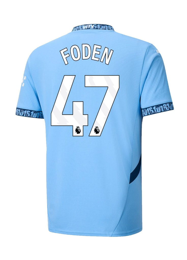 Manchester City Home Jersey 24/25 - Custom Printing - WHITE