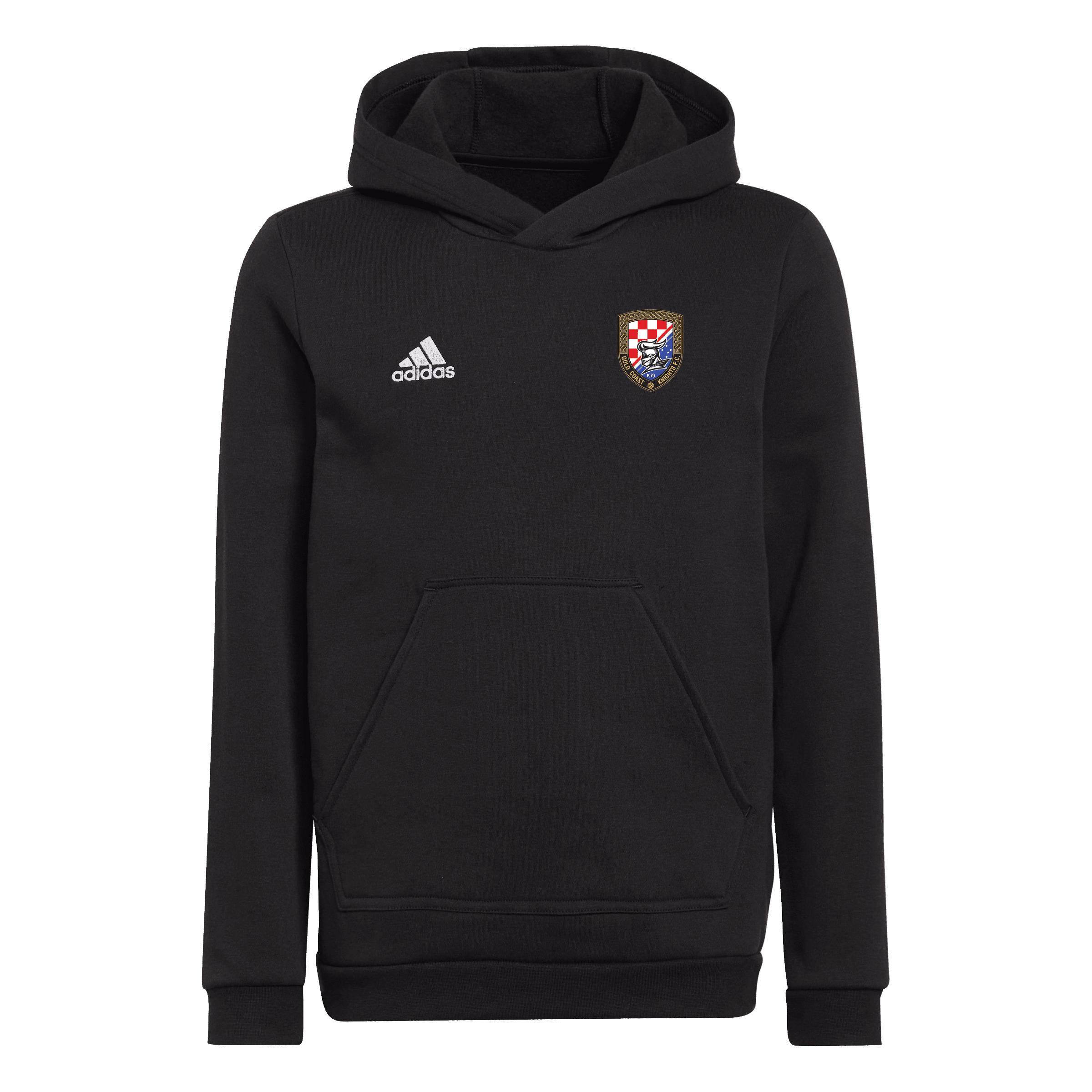 GOLD COAST KNIGHTS Entrada 22 Youth Hoodie (H57516) GOLD COAST KNIGHTS Adidas Club Zone