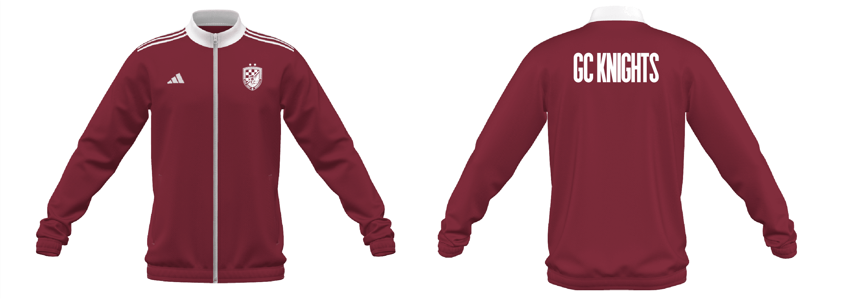 GOLD COAST KNIGHTS Youth Entrada 22 Track Jacket (IA0430-611-2246) GOLD COAST KNIGHTS Adidas Club Zone
