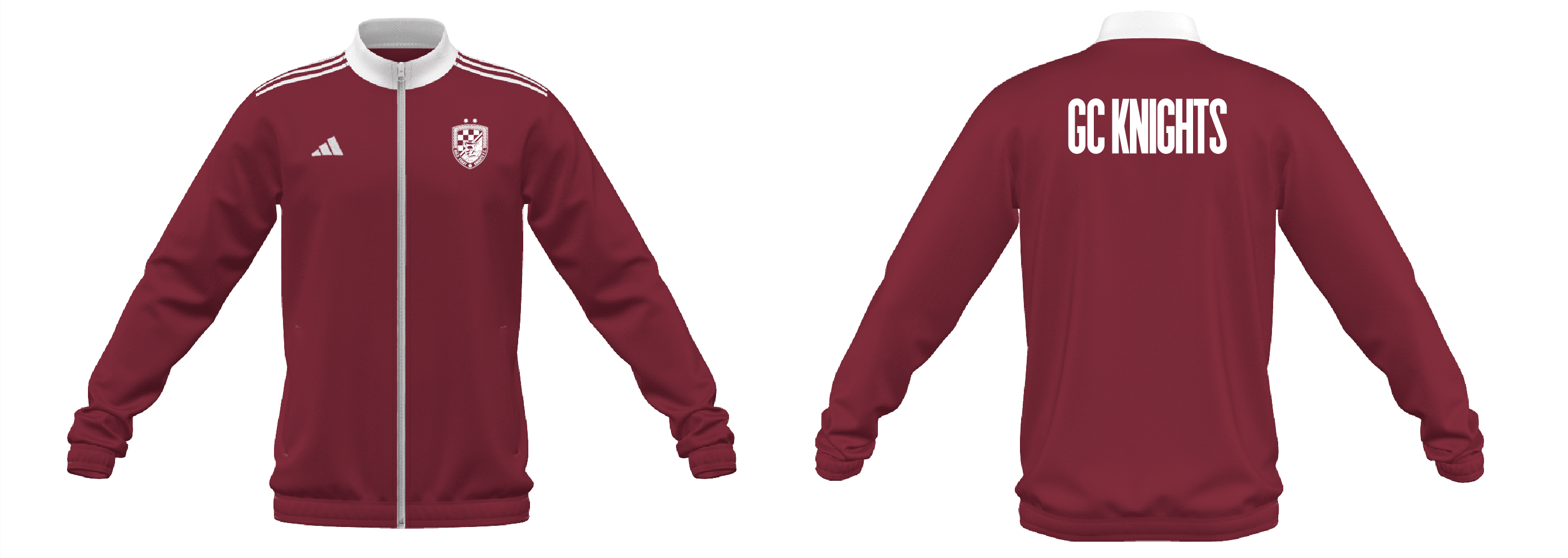 GOLD COAST KNIGHTS Men's Entrada 22 Track Jacket (IA0416-611-2246) GOLD COAST KNIGHTS Adidas Club Zone