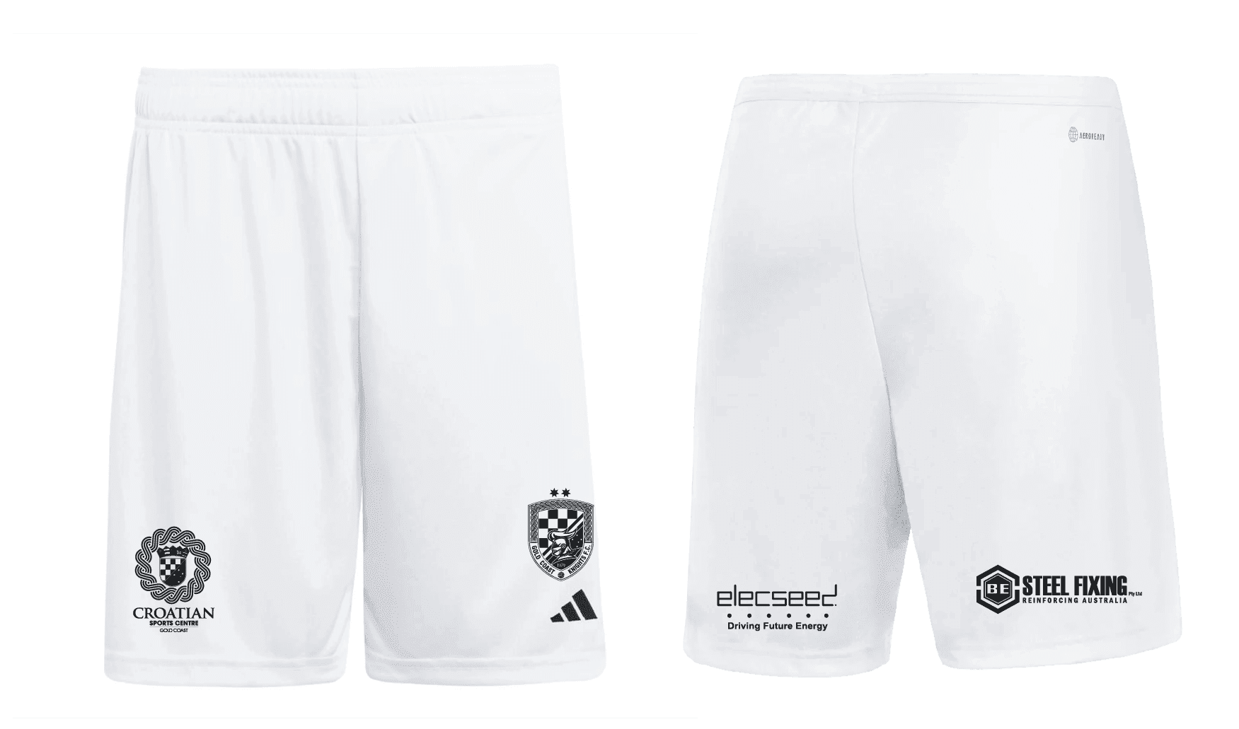GOLD COAST KNIGHTS MANDATORY Home Entrada 26 Youth Shorts (JZ6526) GOLD COAST KNIGHTS Adidas Club Zone