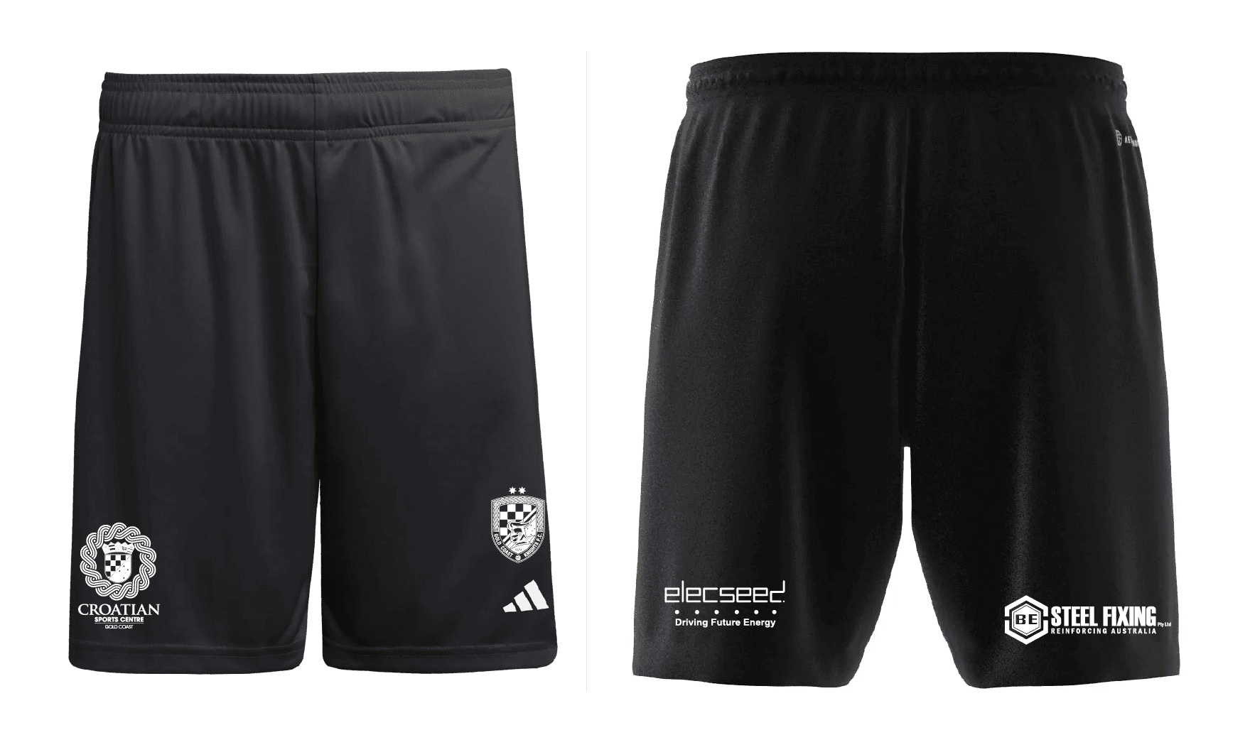 GOLD COAST KNIGHTS MANDATORY Away Shorts Black Entrada 26 Men's Shorts GOLD COAST KNIGHTS Adidas Club Zone